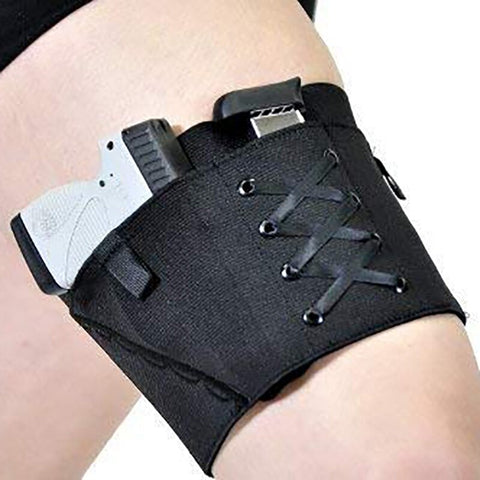 Tactical Concealed Carry Gun Leg Holster Women Universal Thigh Pistol Holsters Adjustable Ladies Hunting Revolver Handgun Pouch