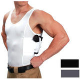 LOVESLF Concealment Men Womens Tank Scoop Neck Shirt Gun Holster Shirt Tactical SS Holster Shirt Concealed Carry Clothing